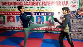 Raj Taekwondo Academy Fatehpur, Taekwondo Practice by - Muslimeen #ViralVideo #Shorts