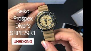 Seiko PROSPEX DIVER'S SRPE29K1-Unboxing