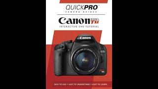 Canon T1i (Chapter 12) Instructional Guide by QuickPro Camera Guides