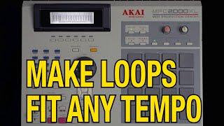 Cycle your loops to fit any Tempo Clip Launcher style on the Akai MPC2000XL