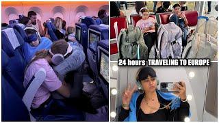 TRAVELING FOR 24 hours to EUROPE | VLOG#1864