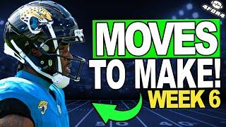 5 Moves to Make for Week 6 Fantasy Football! (Tank Bigsby Time?)