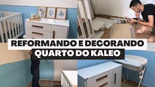 Começamos a transformação! | Montando os móveis e decorando o quarto do bebê