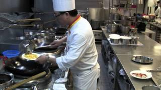 Cooking at The Eight at Grand Lisboa Hotel in Macau