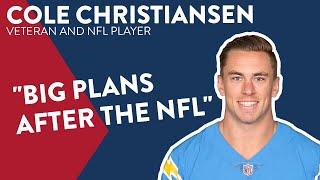 What big plans does Cole Christiansen have after his NFL career?