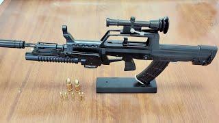 Mini QZS 95 Shell Ejection Toy Gun Unboxing 2024 - All Metal Sniper Rifle Gun