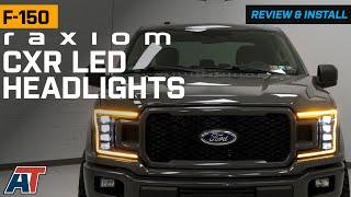 2018-2020 F-150 Raxiom CXR Series LED Headlights with Amber DRL Review & Install