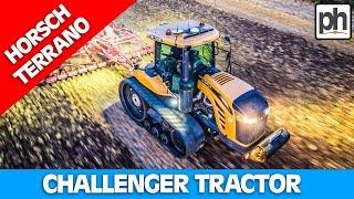 Tracked Challenger Tractor working land - HORSCH Terrano #tractorworking