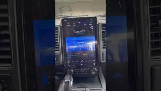 HUGE 14 Inch Touch Screen For The Ford F150! #aucar #touchscreen #fordf150  #raptor #morganwallen