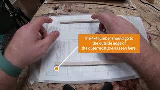 Scale Model Shed: Floor Construction