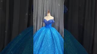 Embrace the magic of the evening in this dazzling blue creation