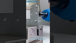 MINOVA Electric Rivet Tool.(7/32" (6.0 mm) Aluminum Blind Rivets) #asmr #rivet #relaxing #tools