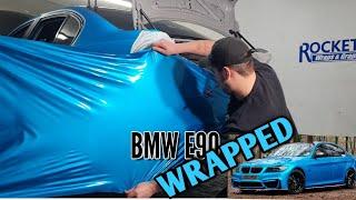 BMW E90 - Vinyl Wrapping Timelapse