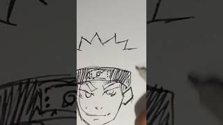 naruto drawing in sam style #anime #naruto