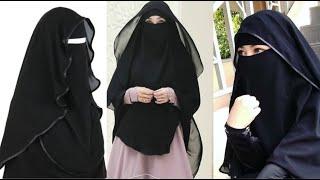 Hoodie Niqab/Butterfly hijab/Cutting and Stitching with step by step in Hindi with English subtitle