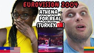 REACTION TO Athena - For Real (Turkey  Eurovision 2004) | FIRST TIME HEARING