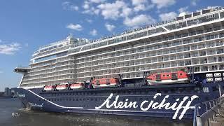 Mein Schiff 1 / Auslaufen Hamburg 17.05.2024