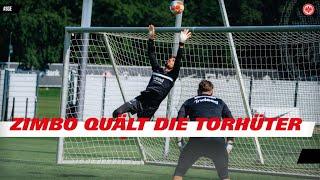 Spektakuläre Paraden! So trainieren Trapp, Grahl & Ramaj | Torwarttraining bei Eintracht Frankfurt