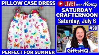 Happy Saturday CrafterNoon ️​ Join Nancy LIVE:​​ Chat About Crafting, Crocheting, Sewing & More #98