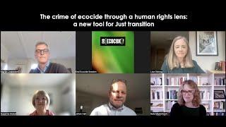 The crime of ecocide through a human rights lens: a new tool for Just transition