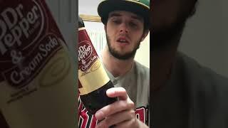 Spencer reviews Dr Pepper cream soda #creamsoda#drinkreview #drpepper #soda #drinkreview #drink