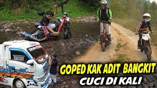 GOPED DAN TRAIL 2TAK DITDIM BANGKIT LAGI,, COBA TES JALAN DAN CUCI DI SUNGAI..