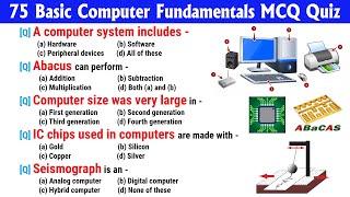 Basic 75 Computer GK Questions and Answer in English | Computer Science Quiz | Computers and IT MCQ