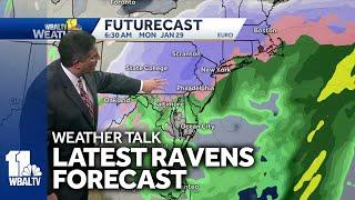 Weather Talk: Mid-week Ravens weather update