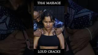 Girl Received Thai Massage #shorts #shortvideo #asmr #barbergirl #spinecracking #neckcracking