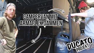  Fiat Ducato Campervan Projekt! Wände, Boden und Türen Dämmen mit Armalfex AF  F.3