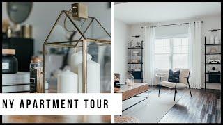 MODERN NY APARTMENT TOUR 2021 | Living Room and Kitchen