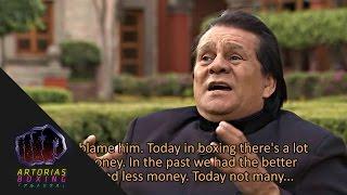 Roberto Duran roasting Floyd Mayweather Jr (English Subs) - Artorias Boxing