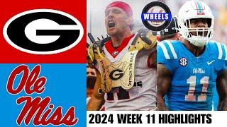 #3 Georgia vs #16 Ole Miss | Full Game Highlights | 2024 College Football Highlights