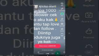 tutor live tik tok tanpa menampilkan wajah #shorts