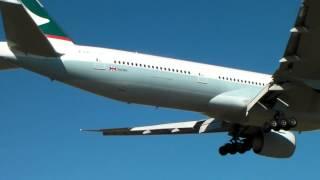 Cathay Pacific 777-300ER [B-KQF] Landing in Toronto on RWY 05