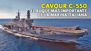 Cavour C-550 | Así es el PRINCIPAL portaaviones de la Marina Militare Italiana 