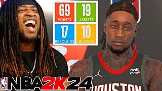 NBA 2K24 MyCAREER - THE HOOP GOD IS BACK! QUAD DUB AND CONTESTED 3's!