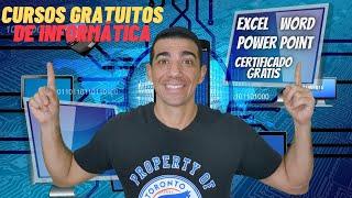 CURSOS ONLINE GRATUITOS de INFORMÁTICA | CERTIFICADO GRÁTIS | Atualizado!