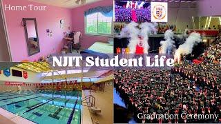 Student home tour| Swim session at NJIT| Indian Student in USA| DIML