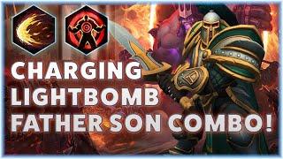 Varian Taunt - CHARGING LIGHTBOMB FATHER SON COMBO! - Grandmaster Storm League