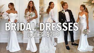 WHITE DRESSES FOR BRIDES UNDER $200! Wedding, Bachelorette, Rehearsal Dinner | Julia Havens