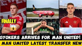 BREAKING️ VIKTOR GYÖKERES ARRIVES AT MANCHESTER UNITED????FIRST SIGNING CONFIRMED TODAY #MUFC