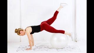 Full Body STABILITY BALL Workout // Exercise Ball Routine