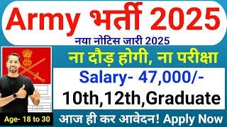 Indian Army New Vacancy 2025 | Indian आर्मी भर्ती 2025 | Indian Army Recruitment 2025 | Agniveer