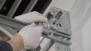 Installation of a counter-rotating wire