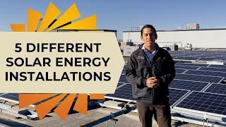 Solar Energy Installations: Rooftop Solar, Ground Mount Solar, Carports Solar, Energy Storage