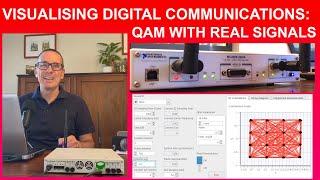 Visualising Digital Communications: QAM with Real Signals