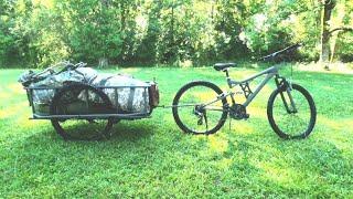 Mountain Bike And Handmade Trailer Finally Finished! #mountainbike