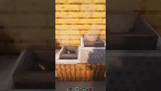 НАСТОЯЩАЯ КУХНЯ В MINECRAFT БЕЗ МОДОВ #shorts #minecraft