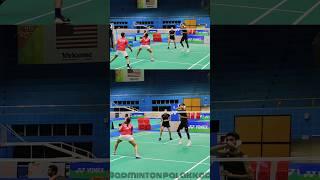 Deception from Olympian🪄#badminton #badmintondoubles #badmintonhighlights #shorts